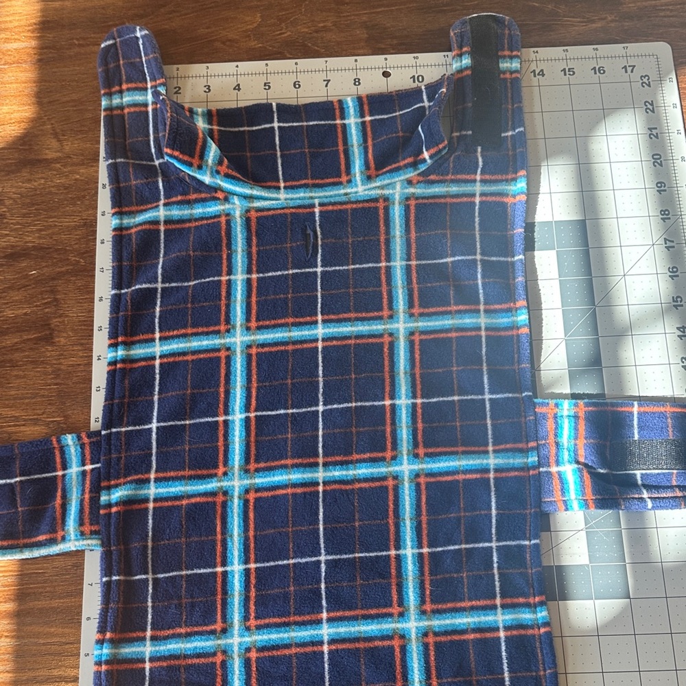 Dog-Cozy Blue Fleece Jacket-worn once